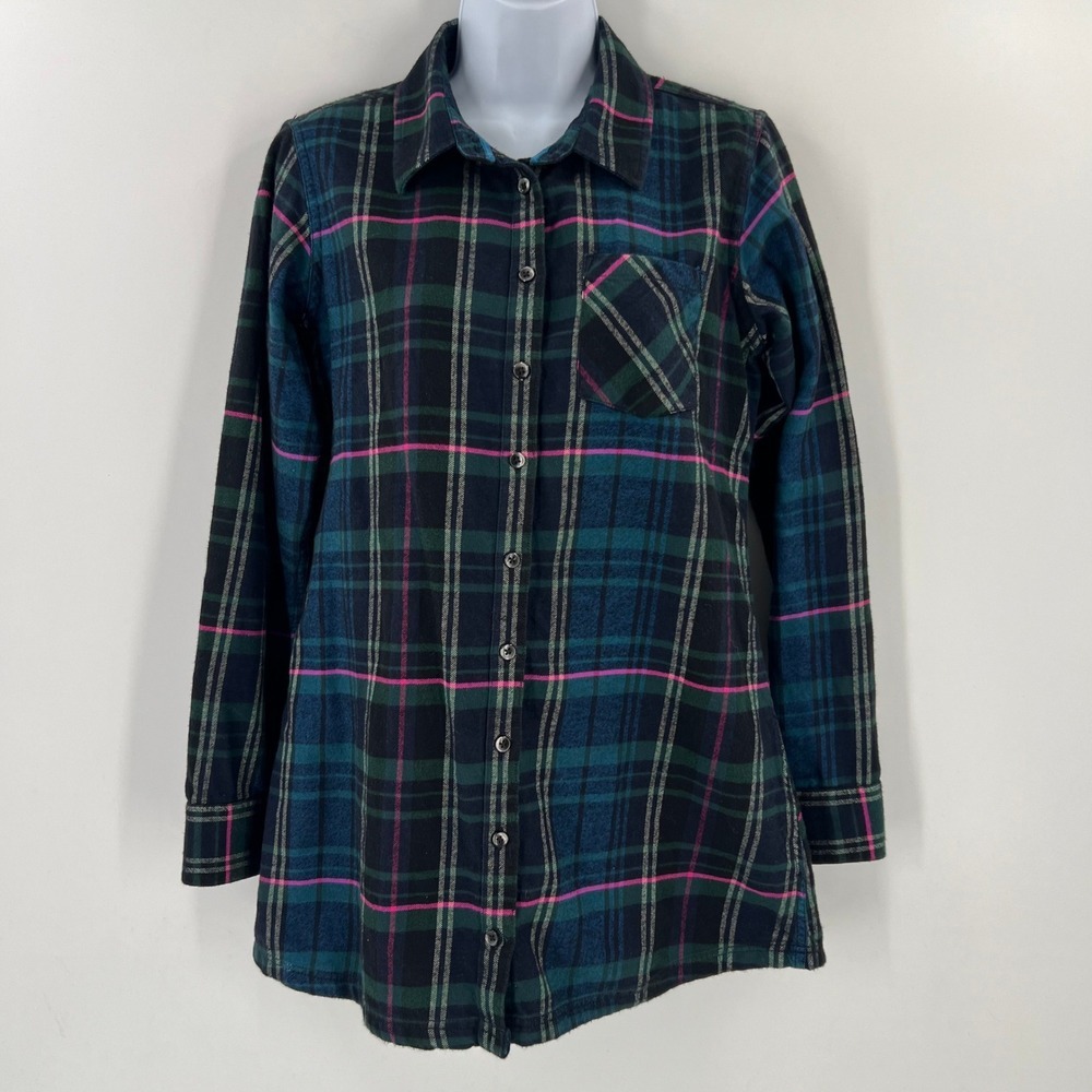 Mountain Khakis Plaid Tunic M Penny Flannel Gorpcore Cabin Core Hiking Cozy